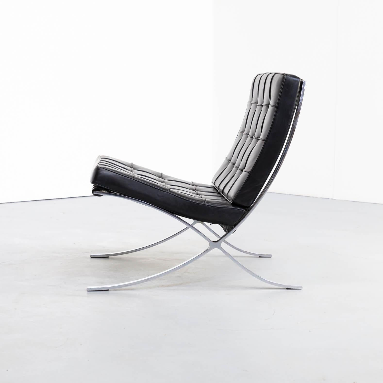 1930s Mies van der Rohe ‘Barcelona’ Chair for Knoll In Good Condition For Sale In Amstelveen, Noord