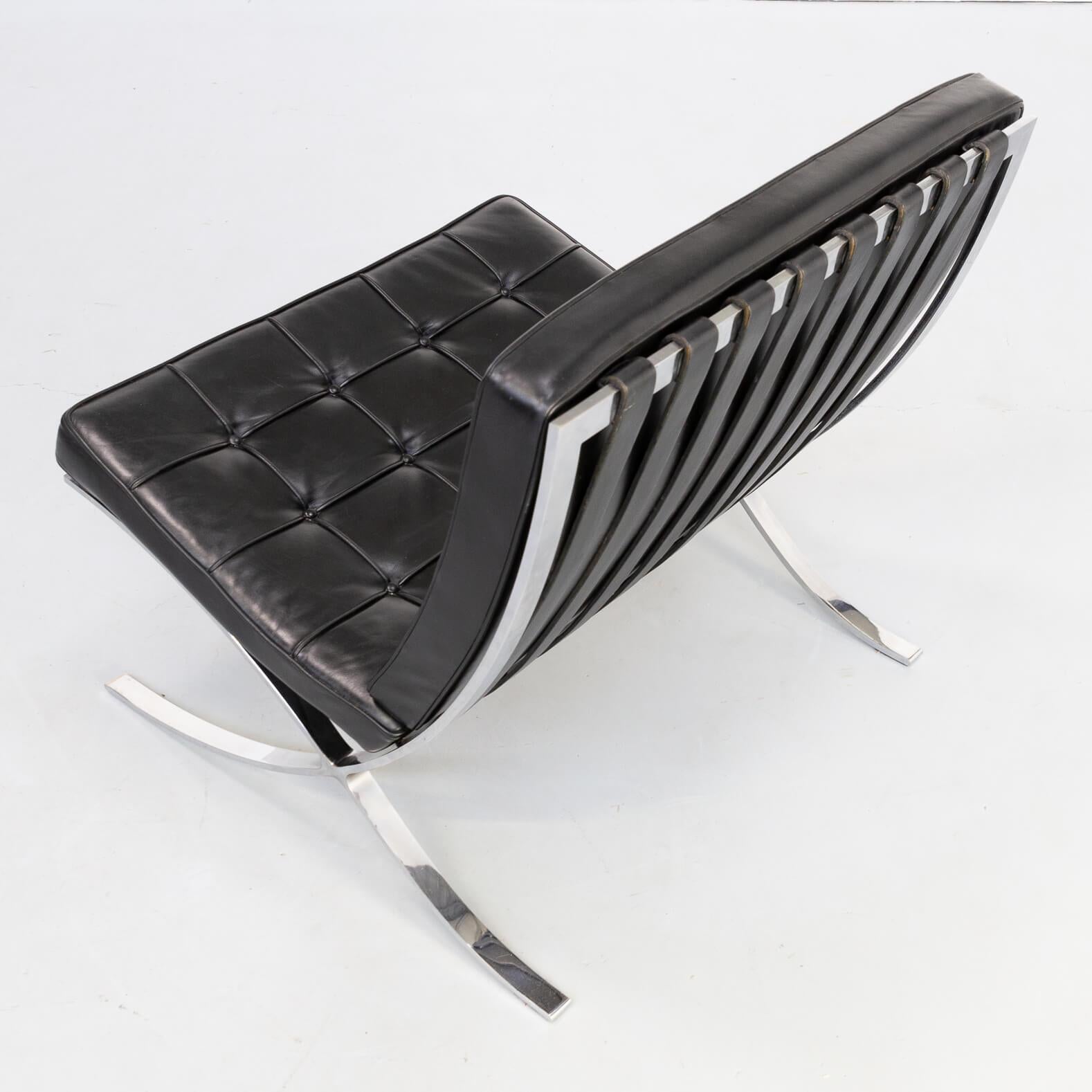 Leather 1930s Mies van der Rohe ‘Barcelona’ Chair for Knoll For Sale