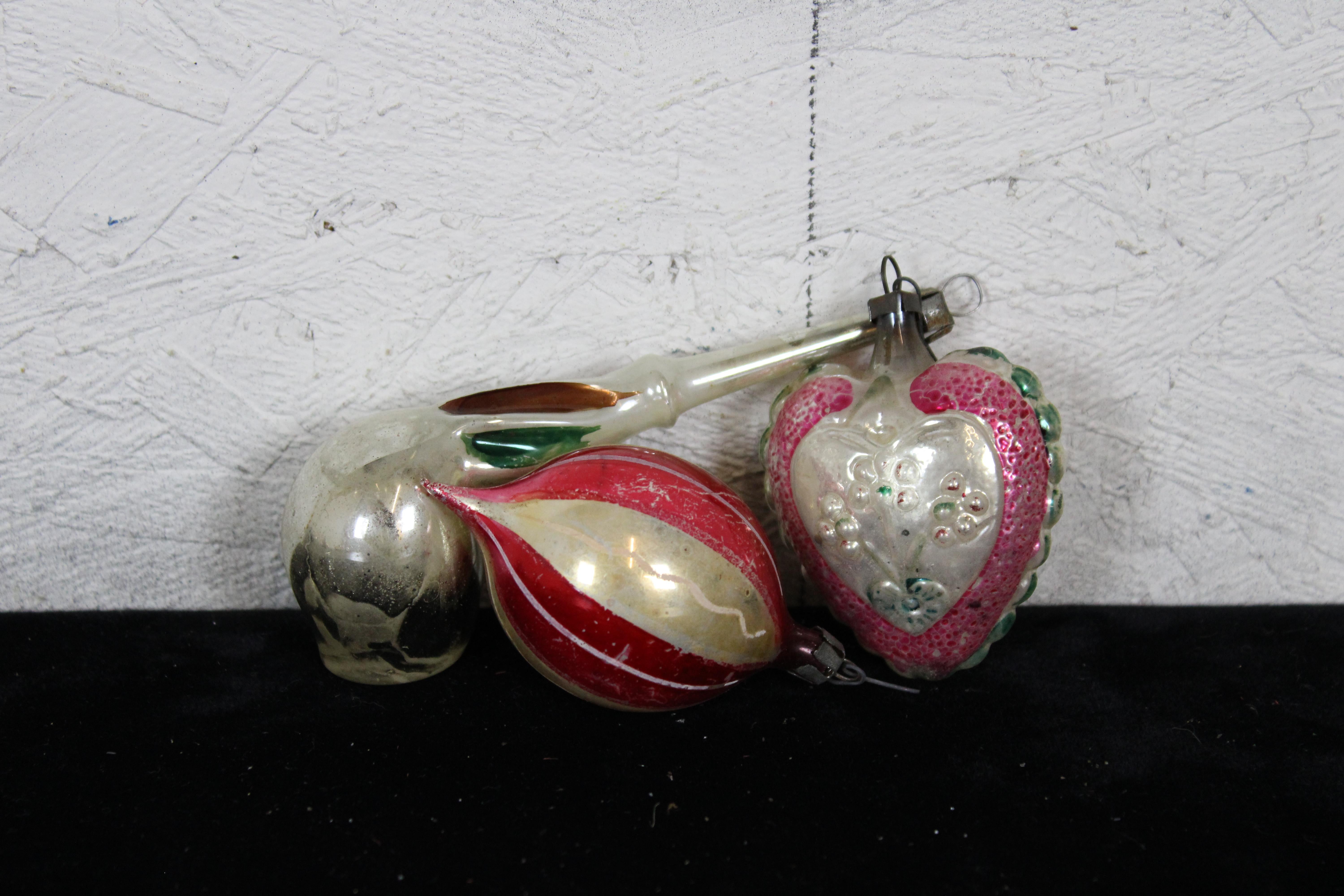kugel mercury glass ornaments