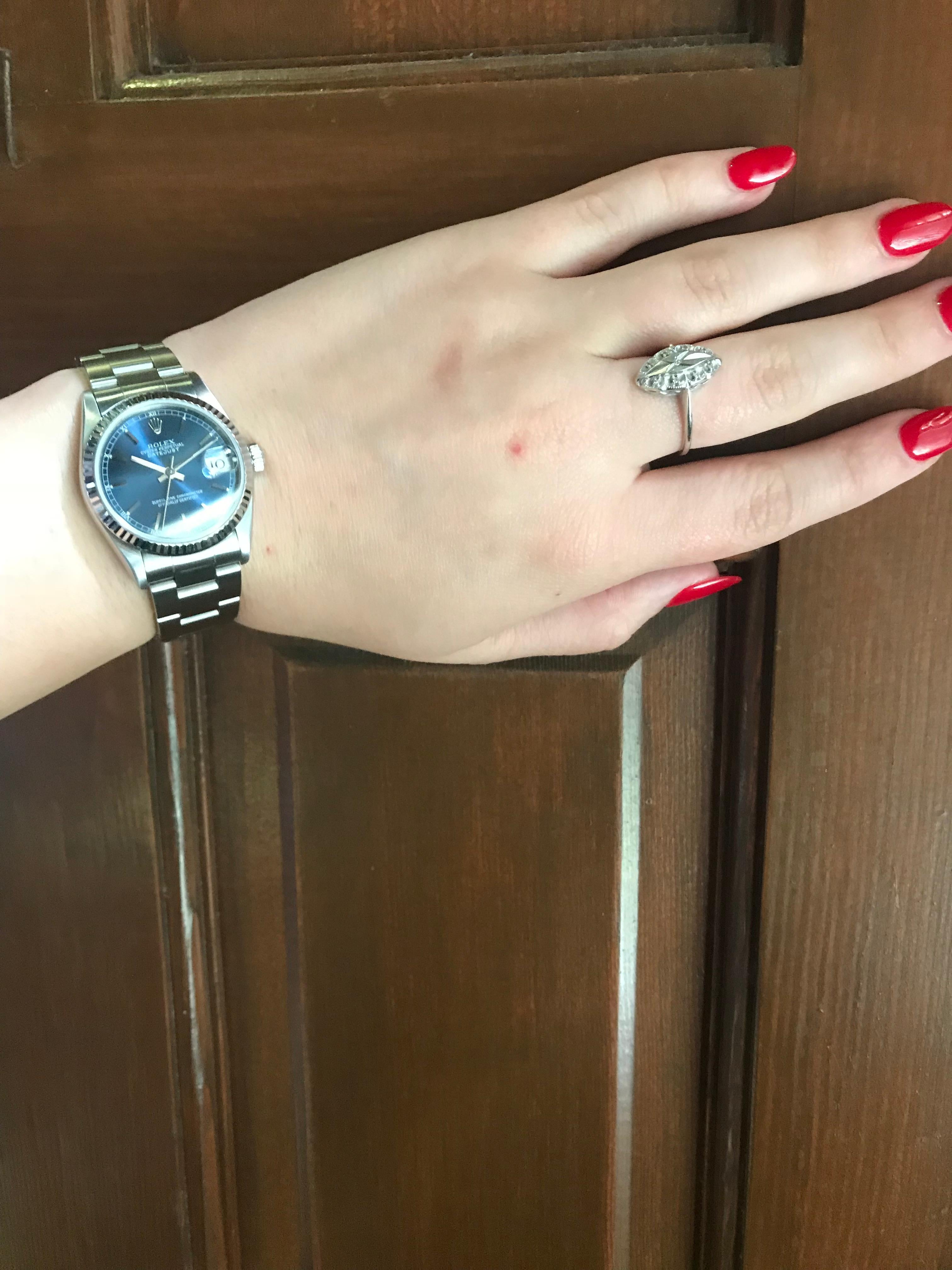 31mm Rolex Datejust with Blue Dial 
