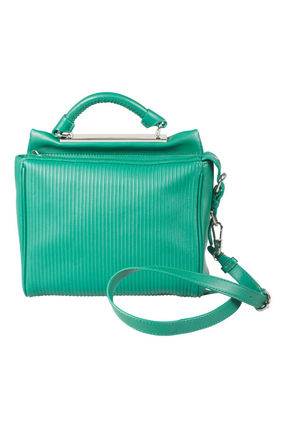 Women's 3.1 Philip Lim Green Leather Ryder Top Handle Bag
