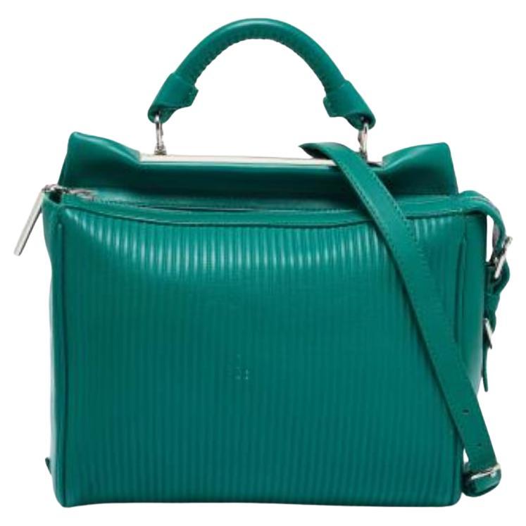 3.1 Philip Lim Borsa Ryder in pelle verde con manico superiore
