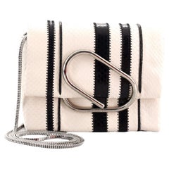 3.1 Phillip Lim Alix Chain Flap Bag Printed Python Mini