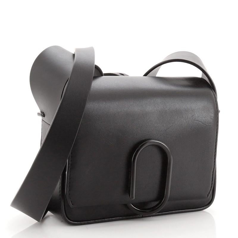 Black 3.1 Phillip Lim Alix Flap Crossbody Bag Leather Mini