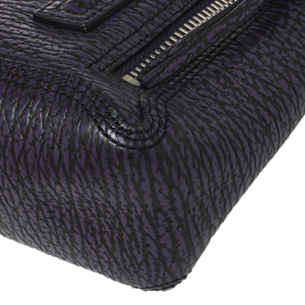 3.1 Phillip Lim Antique Purple Leather Mini Pashli Satchel In Good Condition In Dubai, Al Qouz 2