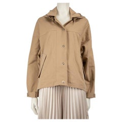 3.1 Phillip Lim Veste croisée à capuche beige Taille S