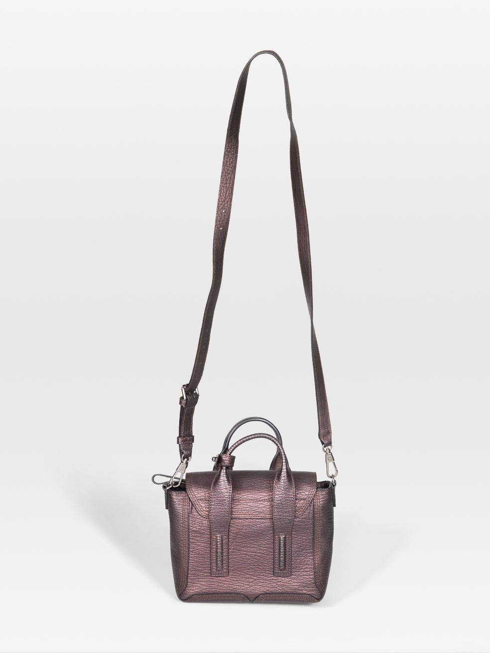 Women's 3.1 Phillip Lim Black & Bronze Pashli Mini Satchel For Sale