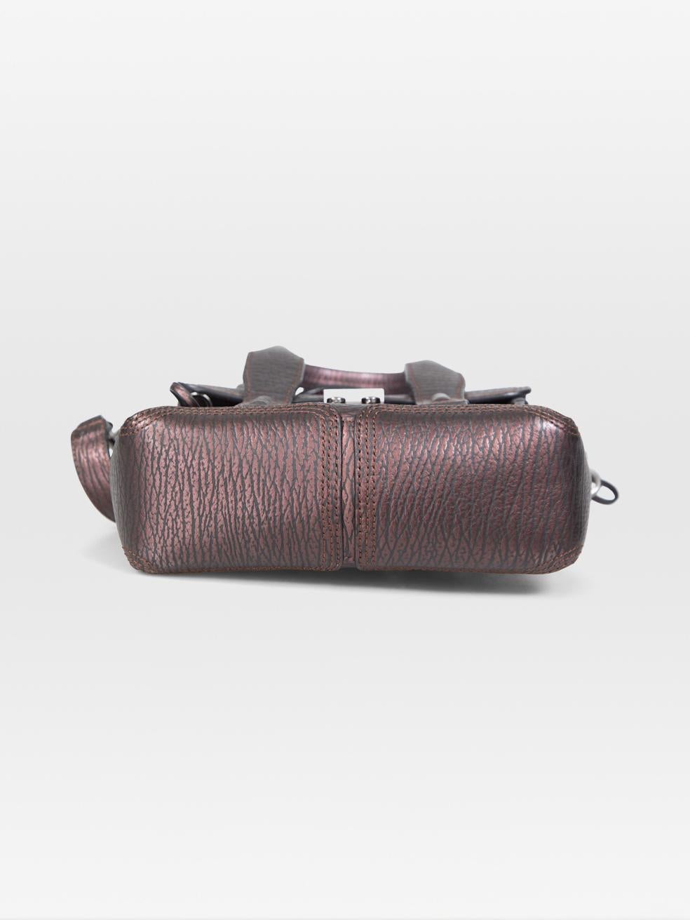 3.1 Phillip Lim Black & Bronze Pashli Mini Satchel For Sale 1