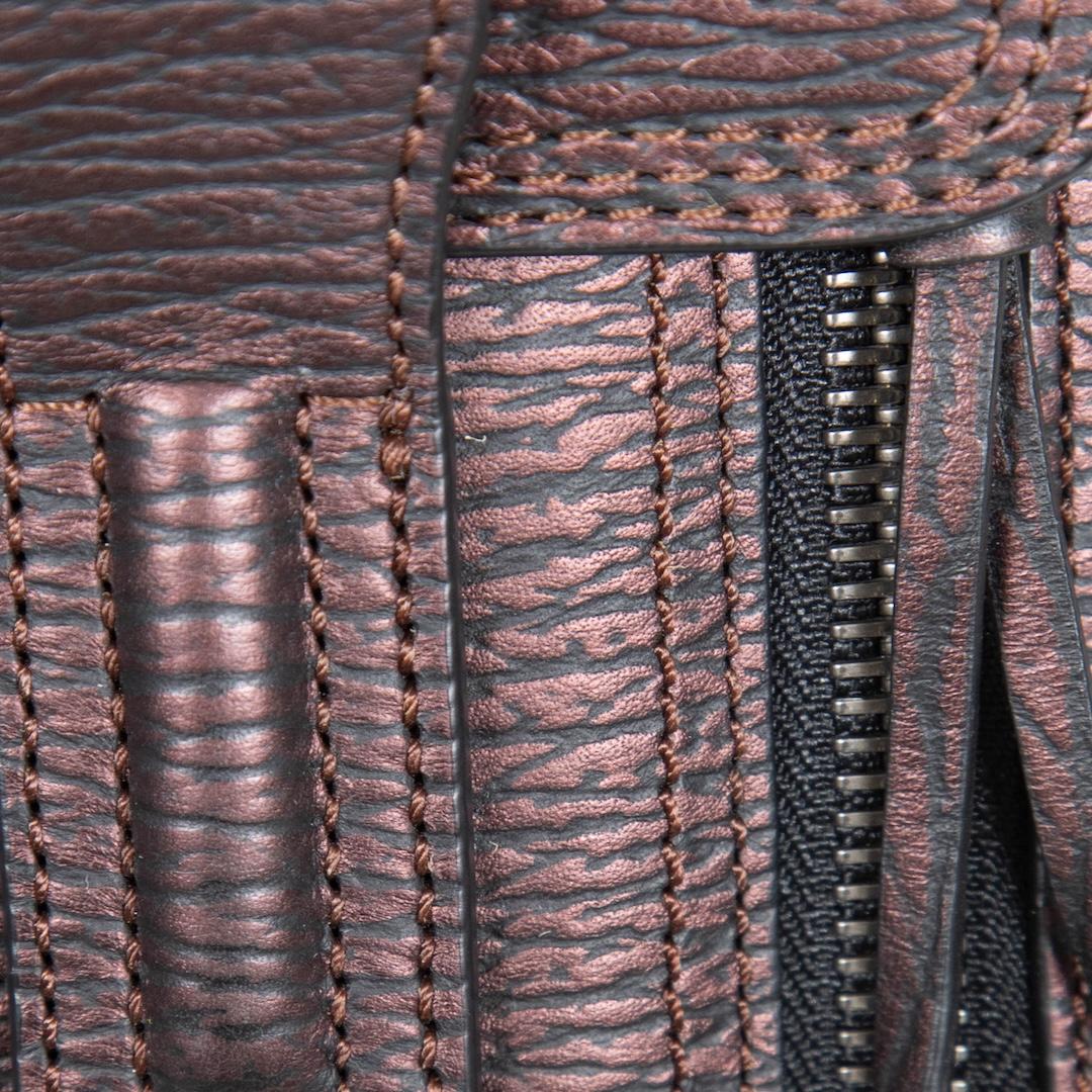3.1 Phillip Lim Black & Bronze Pashli Mini Satchel For Sale 2