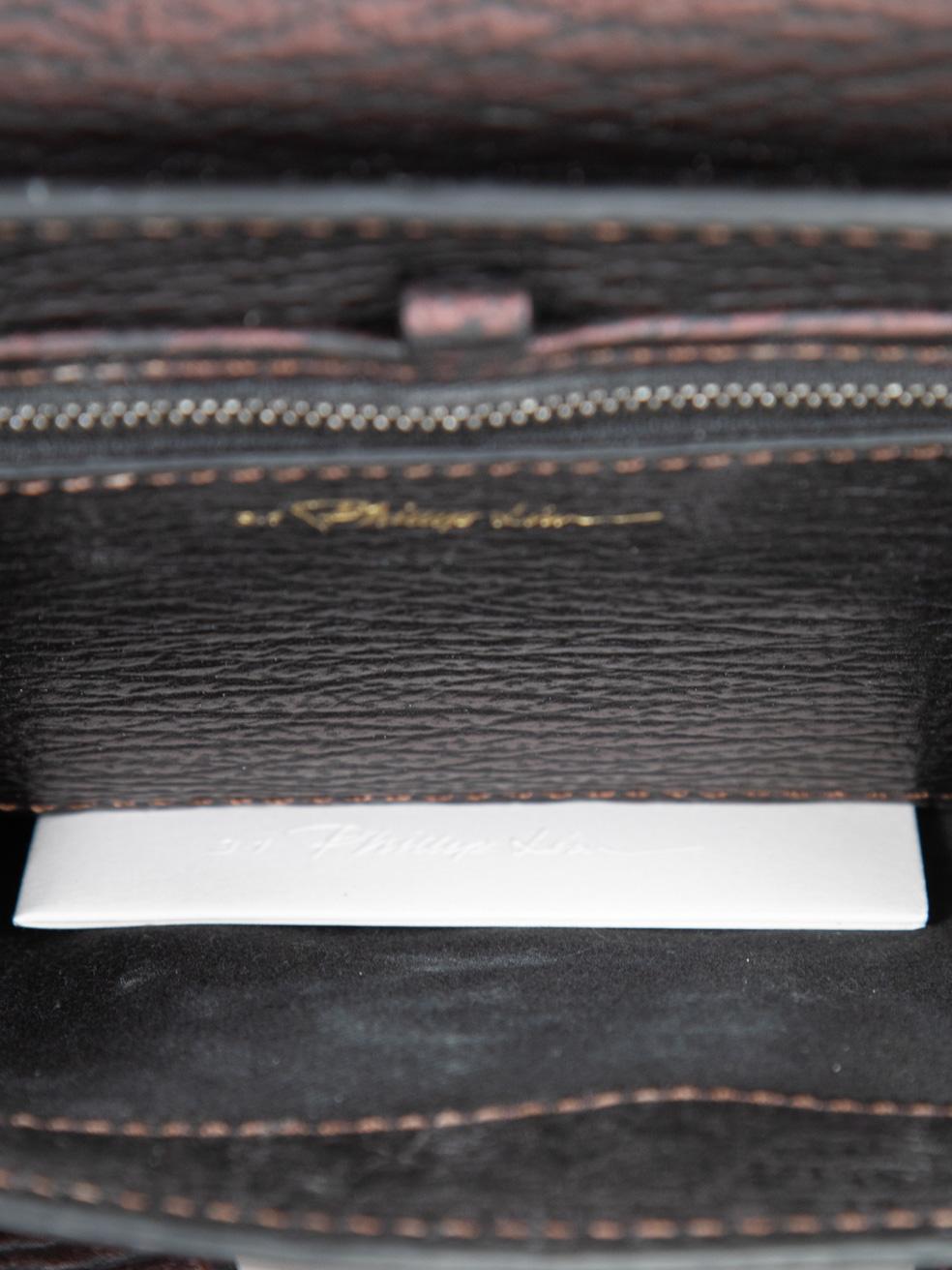 3.1 Phillip Lim Black & Bronze Pashli Mini Satchel For Sale 3