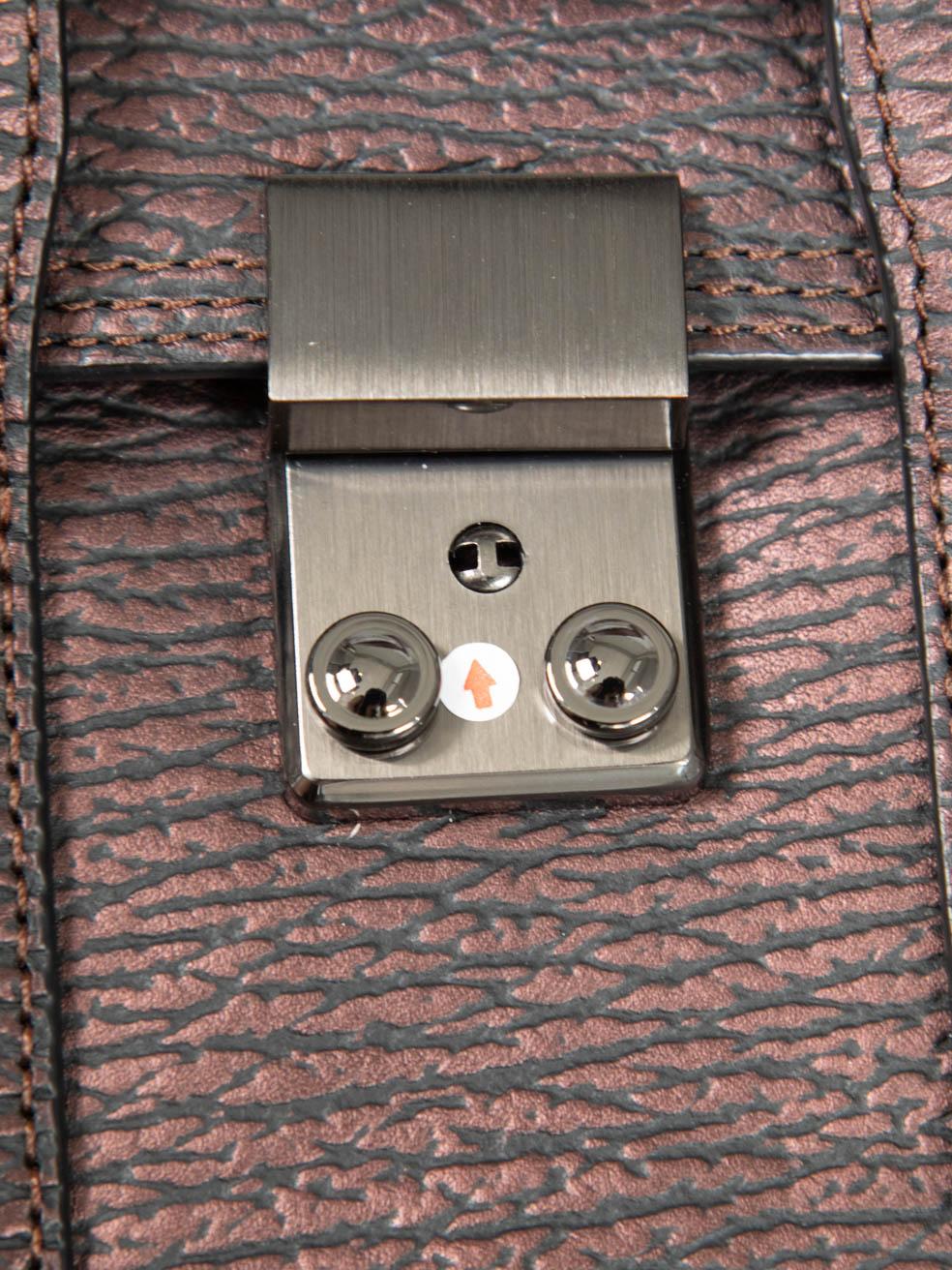 3.1 Phillip Lim Black & Bronze Pashli Mini Satchel For Sale 4