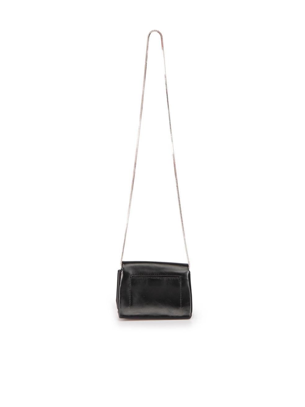 3.1 Phillip Lim Black Leather Alix Mirco Bag In Excellent Condition For Sale In London, GB