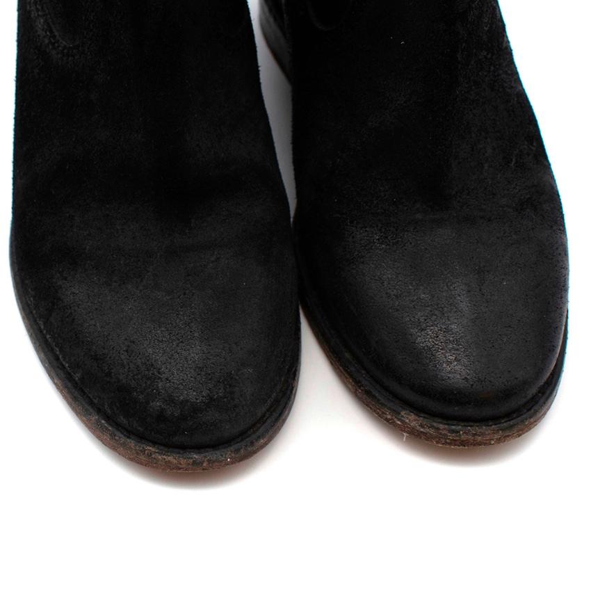3.1 Phillip Lim Black Leather Heeled Boots - Size 38 For Sale 1