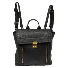 3.1 Phillip Lim Black Leather Pashli Backpack