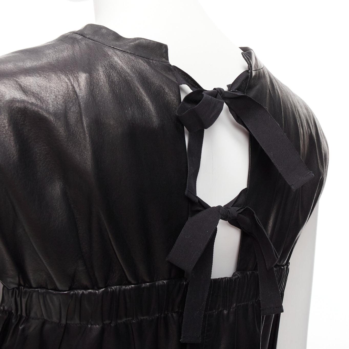 3.1 PHILLIP LIM black leather pocketed slit lace up keyhole mini dress US2 S
Reference: NILI/A00036
Brand: 3.1 Phillip Lim
Designer: Phillip Lim
Material: Leather, Fabric
Color: Black
Pattern: Solid
Closure: Keyhole Button
Lining: Black Fabric
Extra