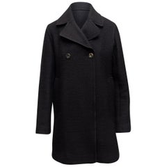 3.1 Phillip Lim Black Long Wool Coat