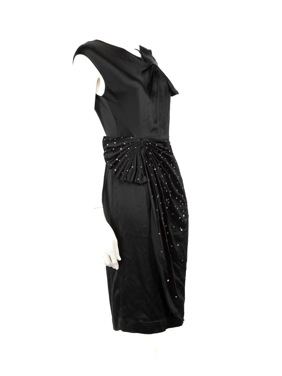 CONDITION is Very good. Minimal wear to the dress is evident. Plucks to the weave across the front and back of this used 3.1 Phillip Lim designer resale item.
 
 
 
 Details
 
 
 Black
 
 Silk
 
 Dress
 
 Knee length
 
 Embellished bow detail
 
