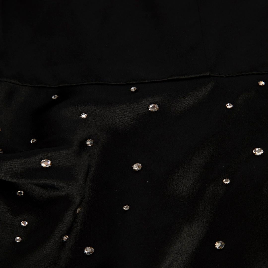 Robe embellie en soie noire 3.1 Phillip Lim, taille XS Excellent état - En vente à London, GB