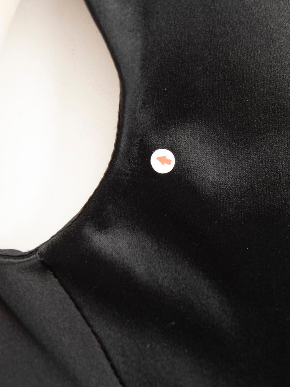 3.1 Phillip Lim Black Silk Embellished Bow Dress Size XS For Sale 5