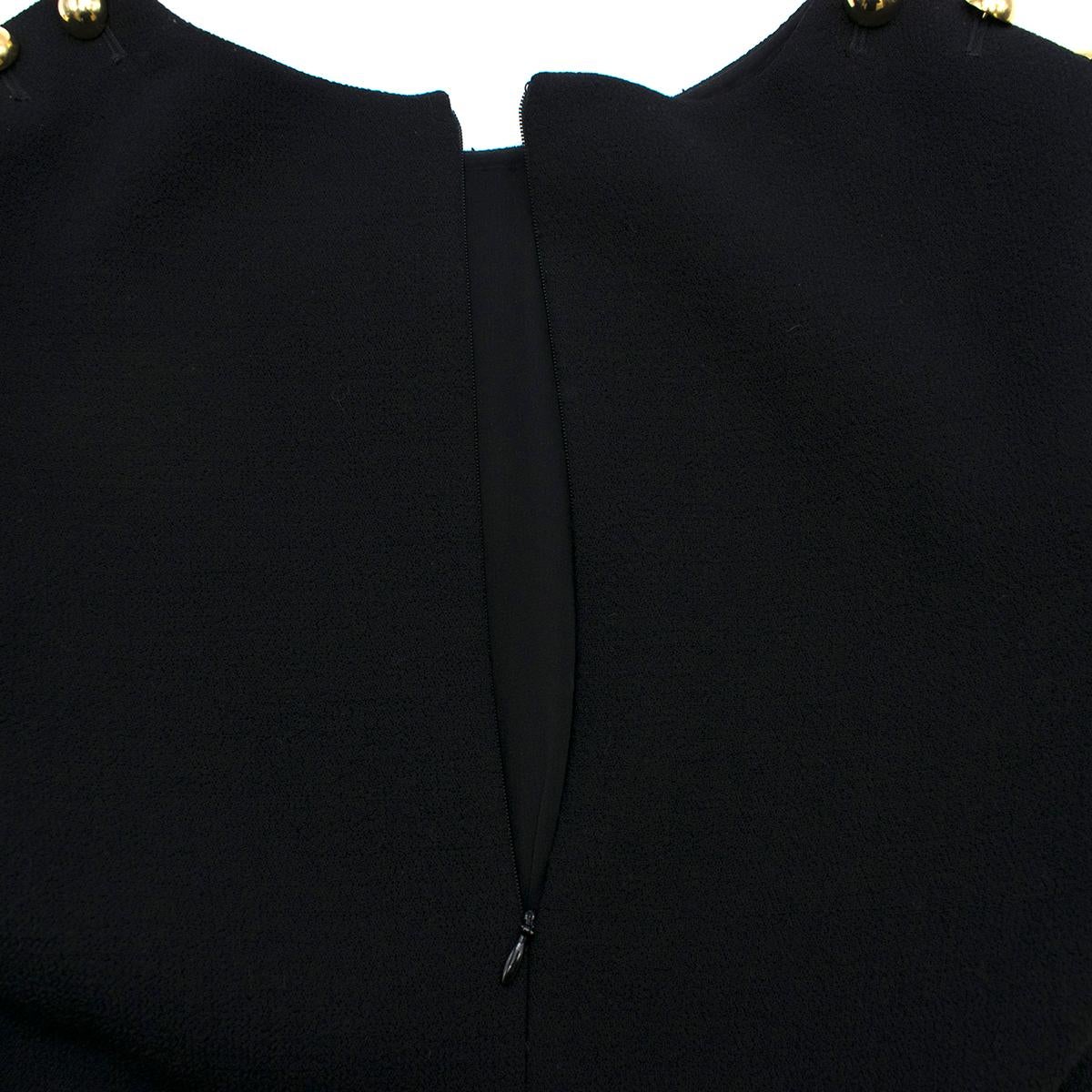 3.1 Phillip Lim Black Studded Sleeve Dress US 8 In Good Condition For Sale In London, GB