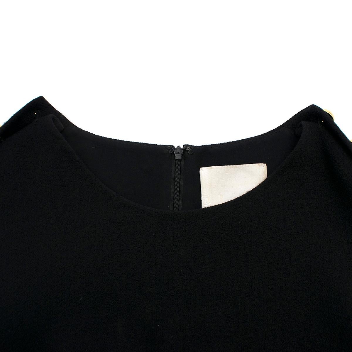 Women's 3.1 Phillip Lim Black Studded Sleeve Dress US 8 For Sale