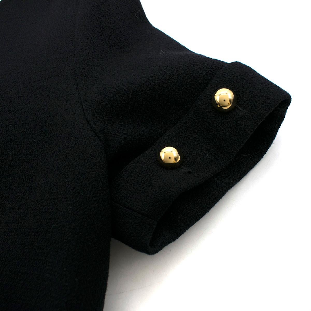 3.1 Phillip Lim Black Studded Sleeve Dress US 8 For Sale 3