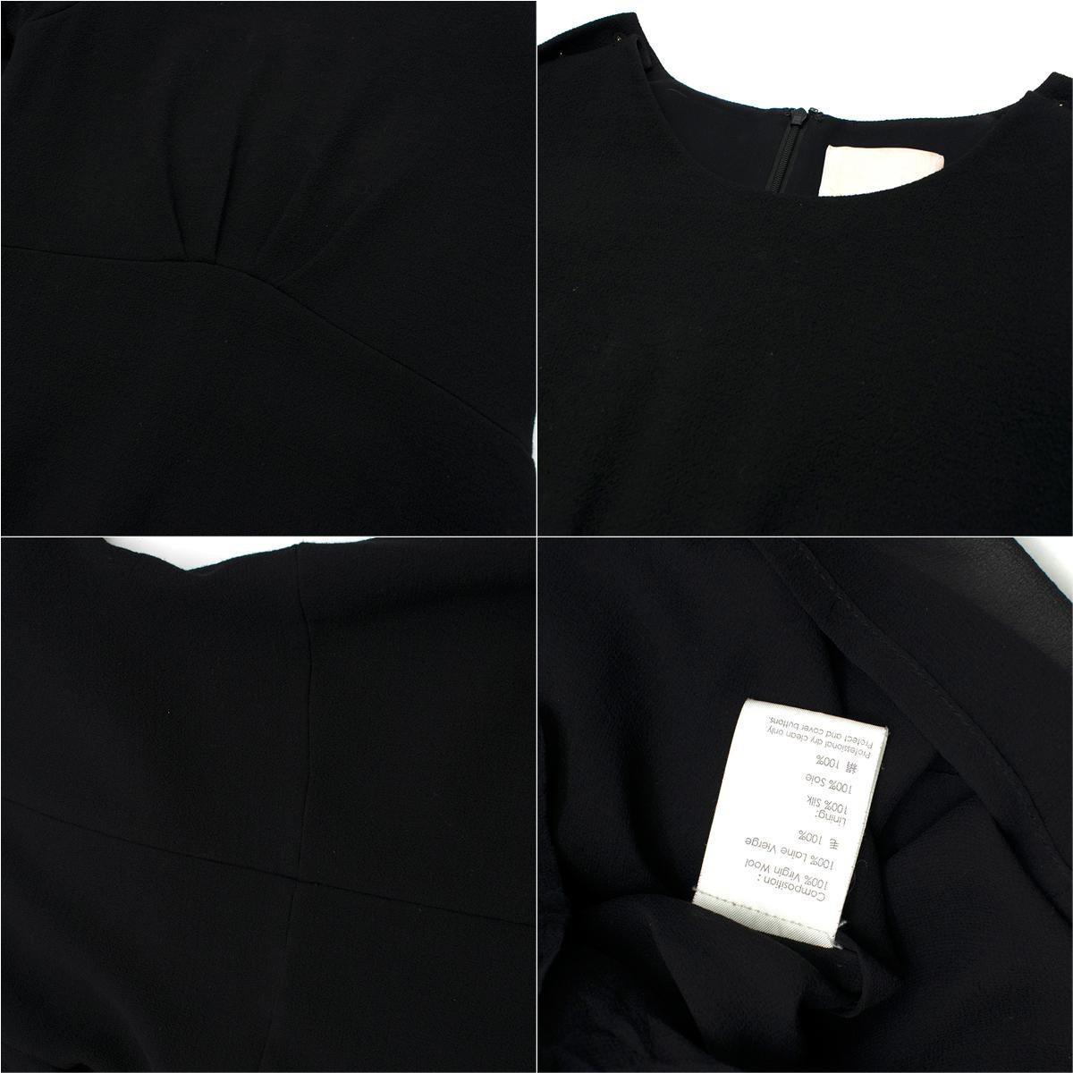 3.1 Phillip Lim Black Studded Sleeve Dress US 8 For Sale 4
