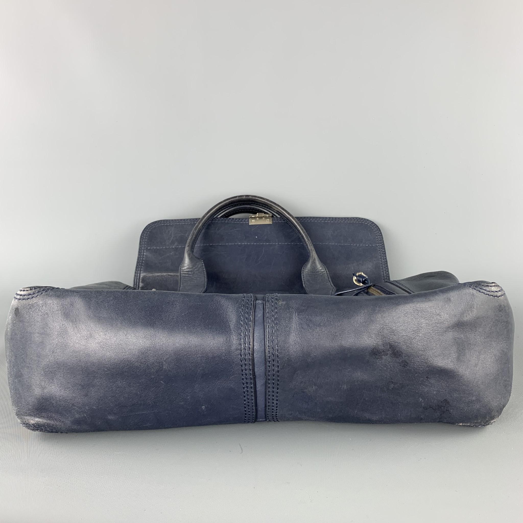 3.1 PHILLIP LIM Blue Soft leather Pashli Top Handles Handbag Bag  2