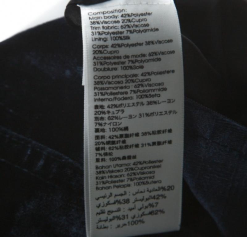 3.1 Phillip Lim Blauer Kurzer Rock aus Samt & Lurex mit plissiertem Saum S (Schwarz) im Angebot