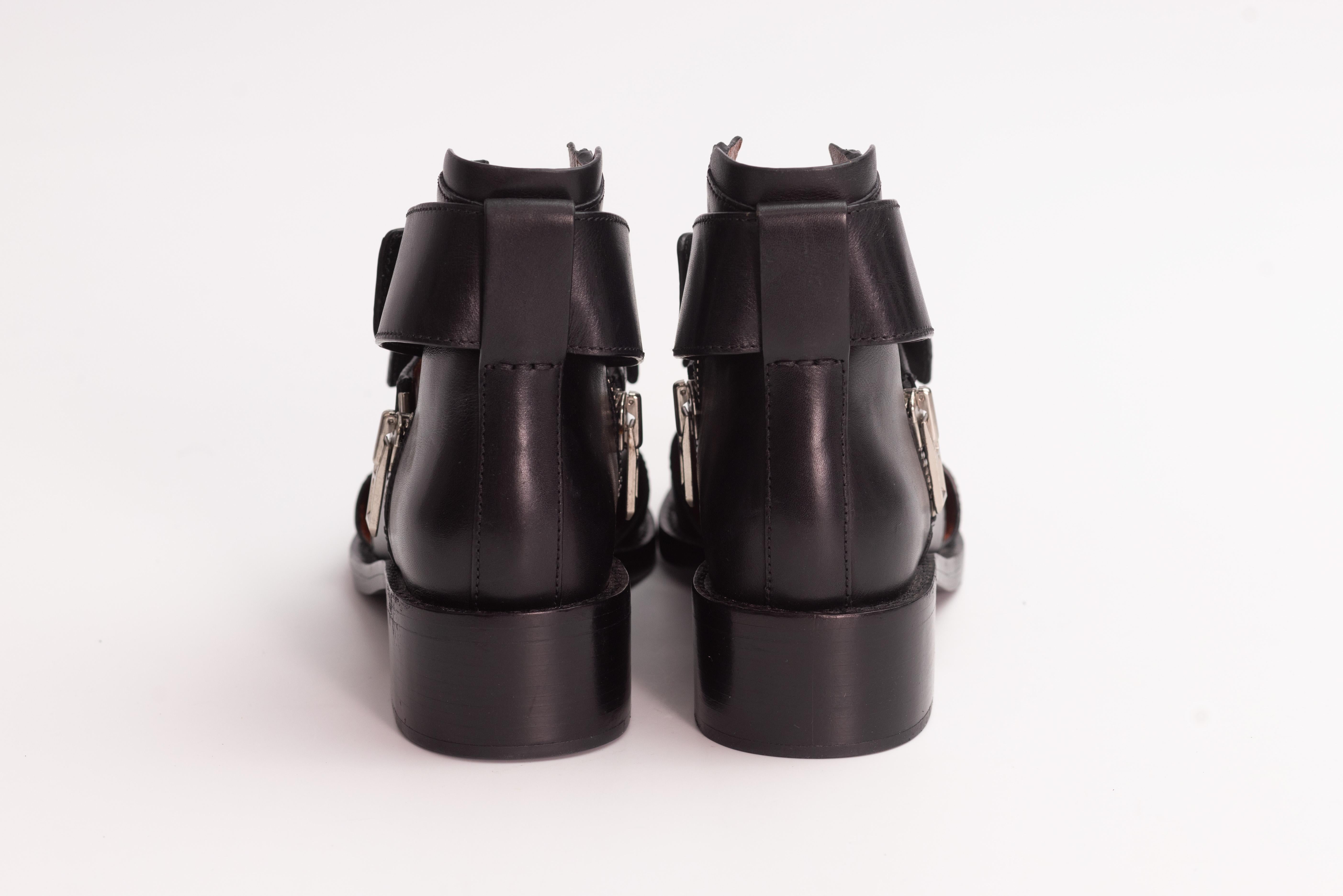 Men's 3.1 Phillip Lim Boot Black Leather Boots (US 8) For Sale