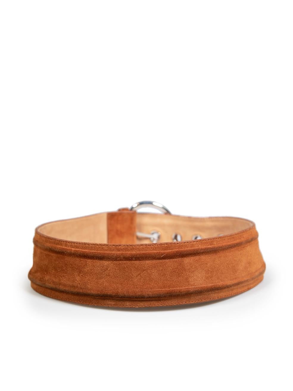 3.1 Phillip Lim Brown Suede Wide Belt In Good Condition In London, GB