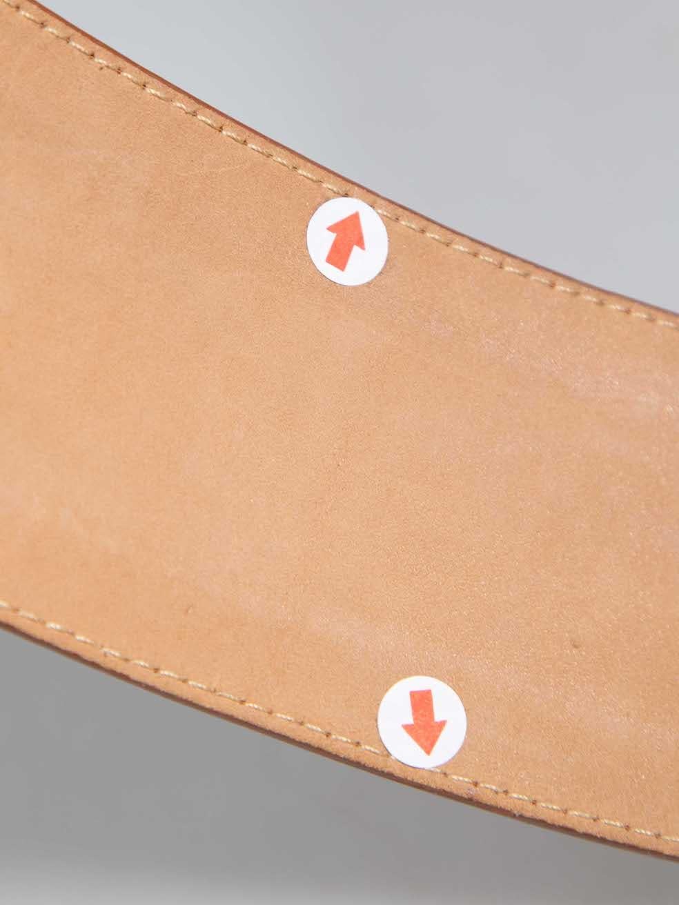 3.1 Phillip Lim Brown Suede Wide Belt 4