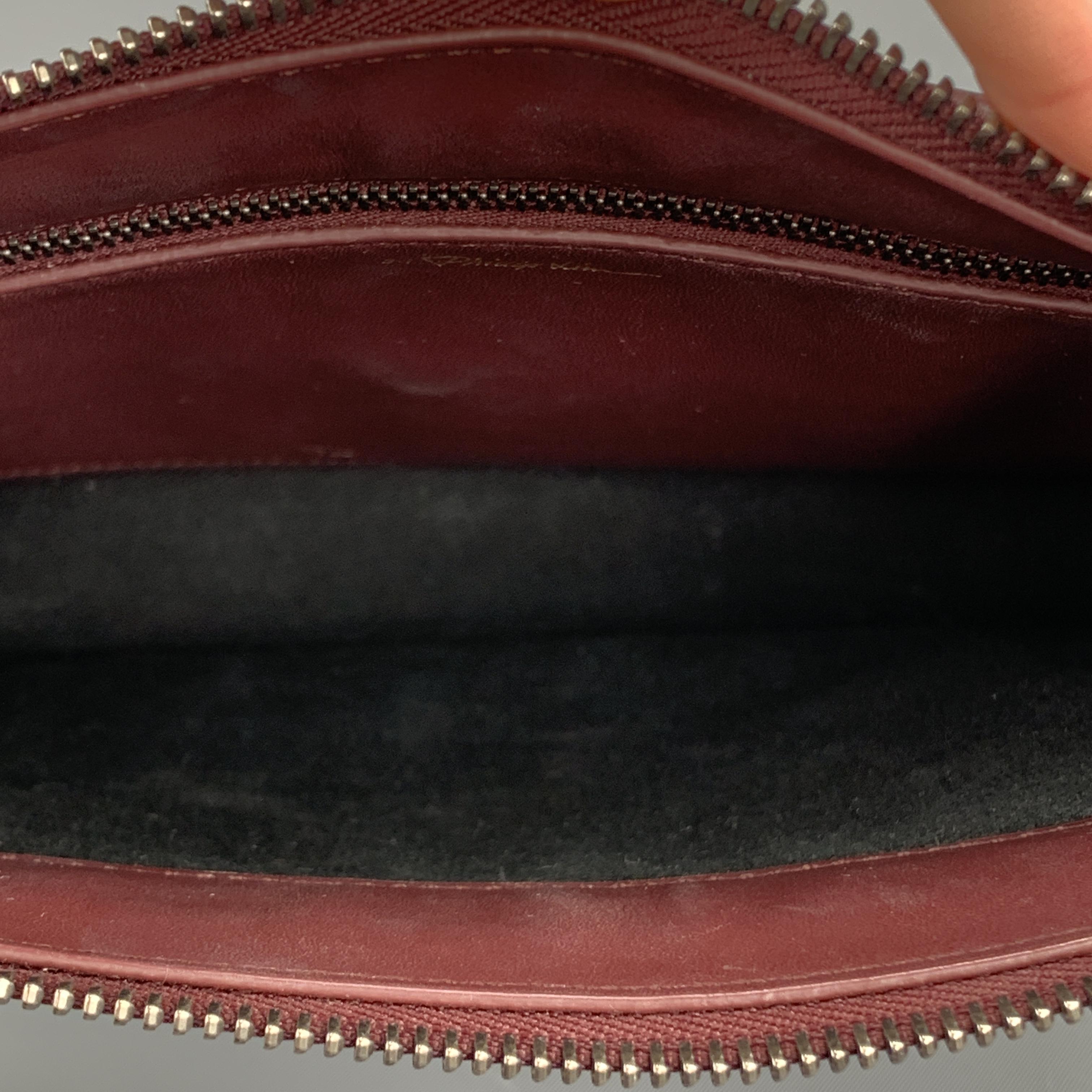 3.1 PHILLIP LIM Burgundy Leather CASH ONLY Clutch Handbag 6