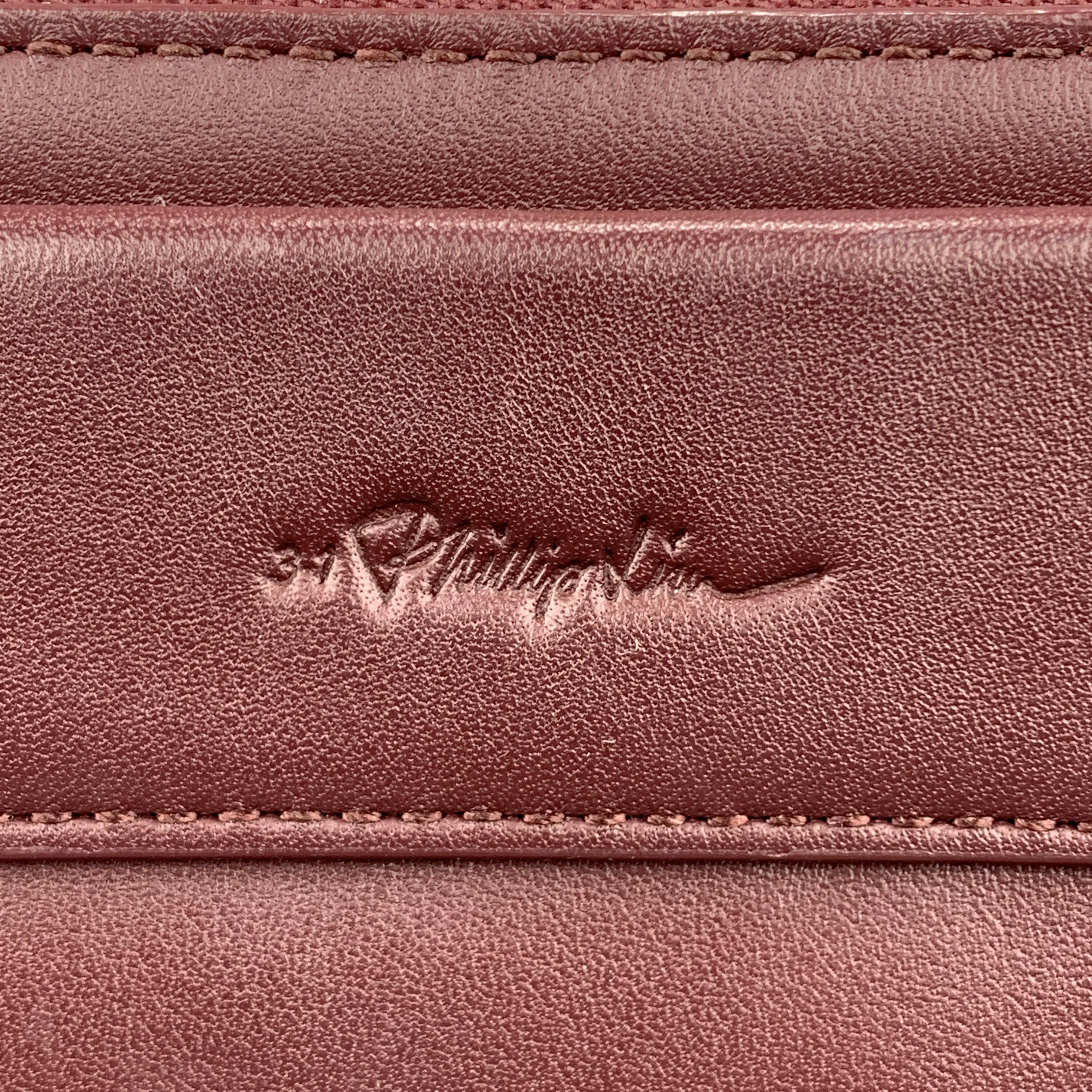 Brown 3.1 PHILLIP LIM Burgundy Leather CASH ONLY Clutch Handbag