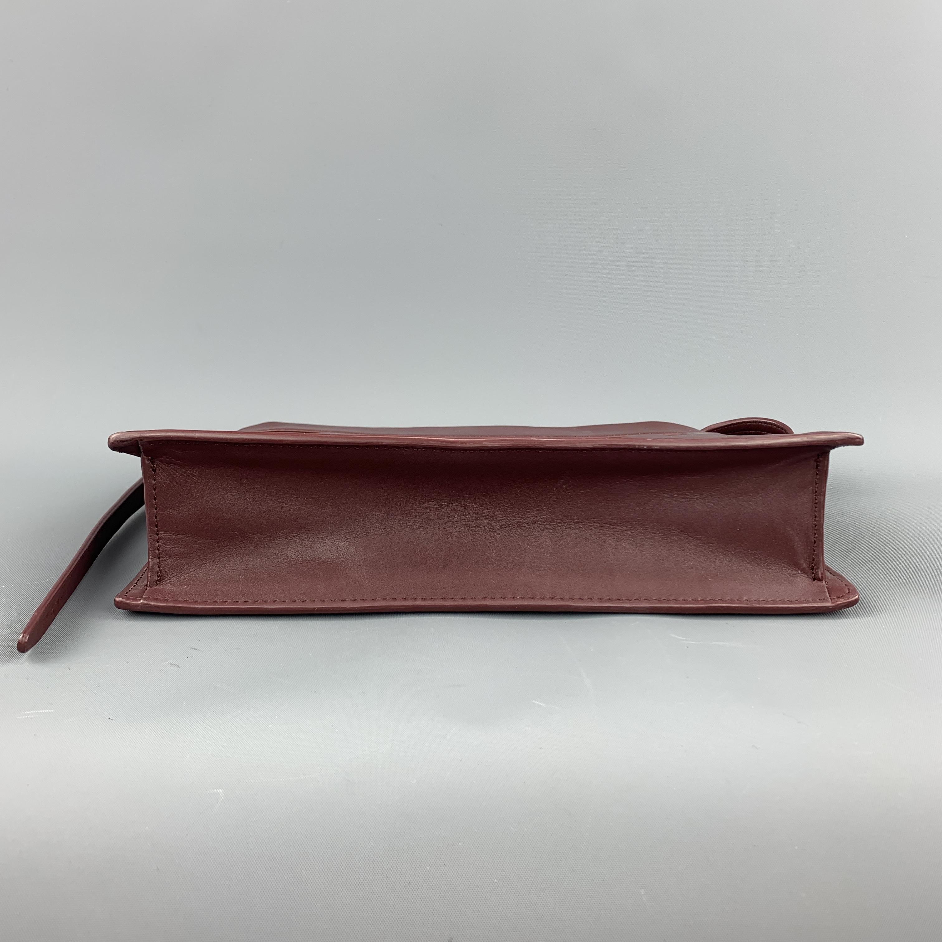 3.1 PHILLIP LIM Burgundy Leather CASH ONLY Clutch Handbag 3