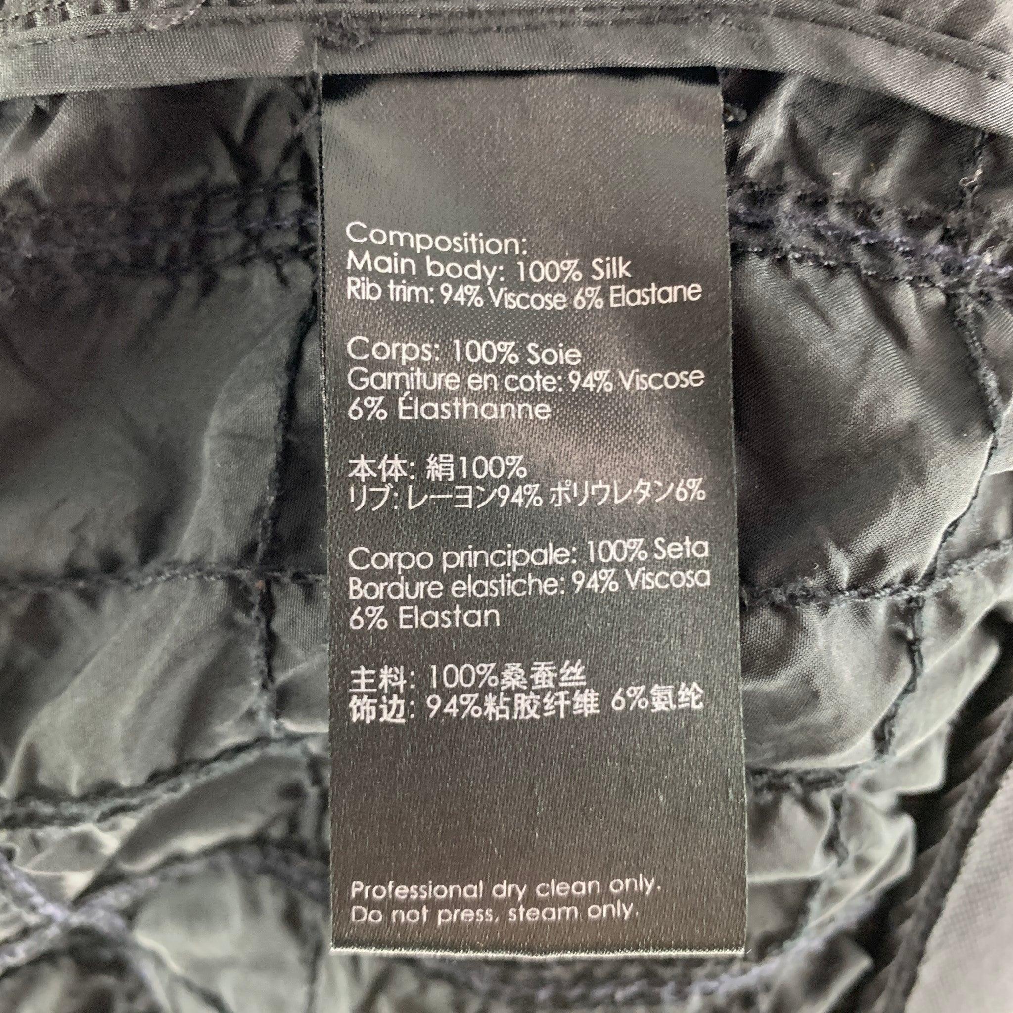 3.1 PHILLIP LIM Chest Size M Black Quilted Silk Windbreaker Jacket For Sale 1
