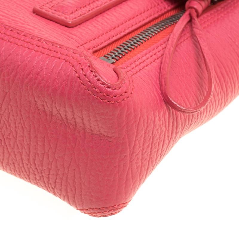 3.1 Phillip Lim Coral Pink Leather Mini Pashli Top Handle Shoulder Bag Damen