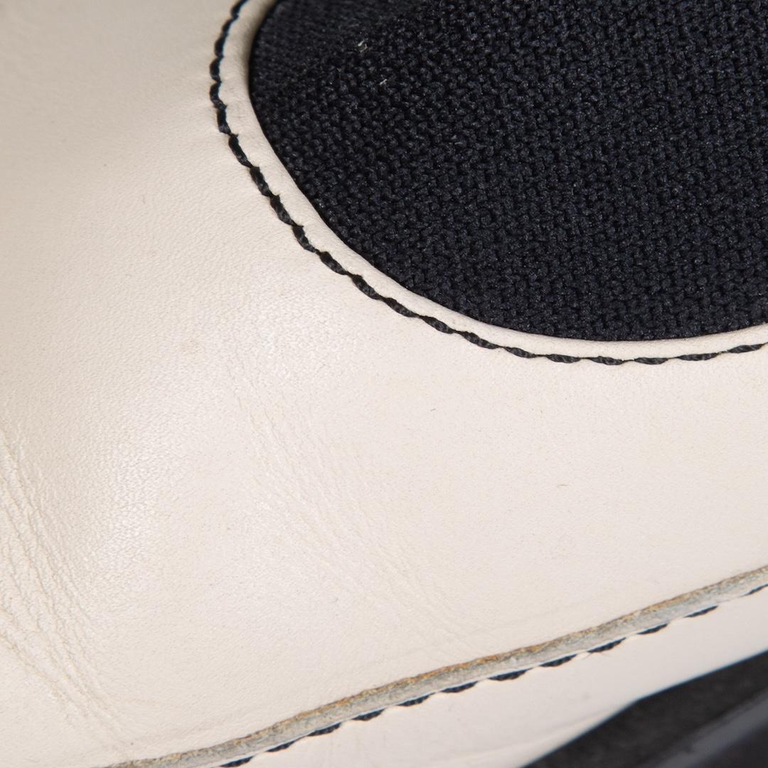 3.1 Phillip Lim Ecrufarbene Plateaustiefel aus Leder Größe IT 39 Damen im Angebot
