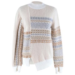 3.1 Phillip Lim Fairisle Patchwork Wool sweater S