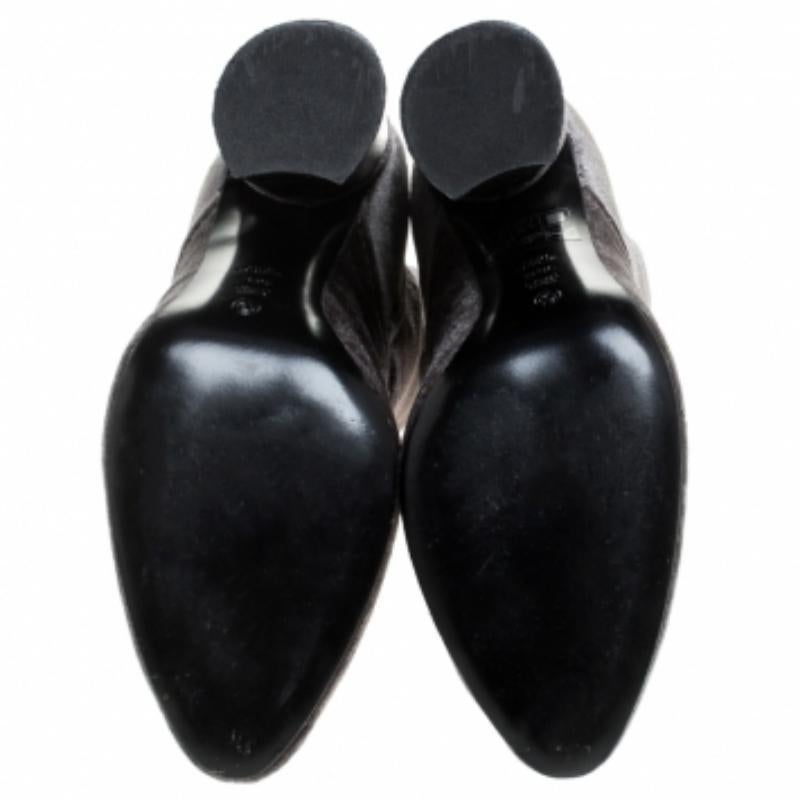 Nero 3.1 Phillip Lim Green Velvet Kyoto Ankle Boots Size 36.5 in vendita