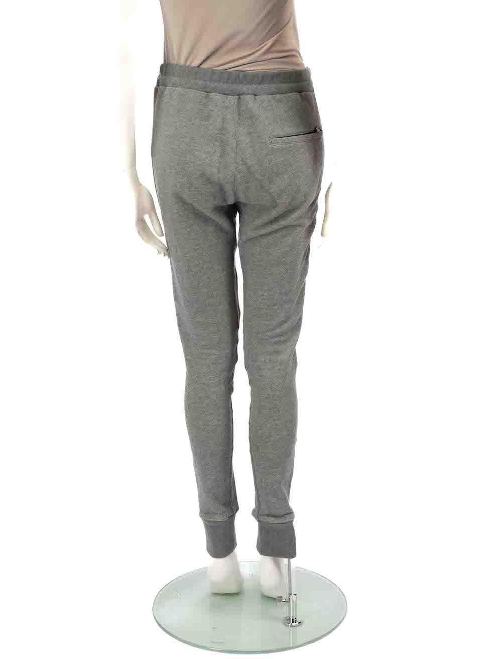 Gris 3.1 Phillip Lim Pantalon de jogging matelassé à cordon de serrage gris Taille XS en vente
