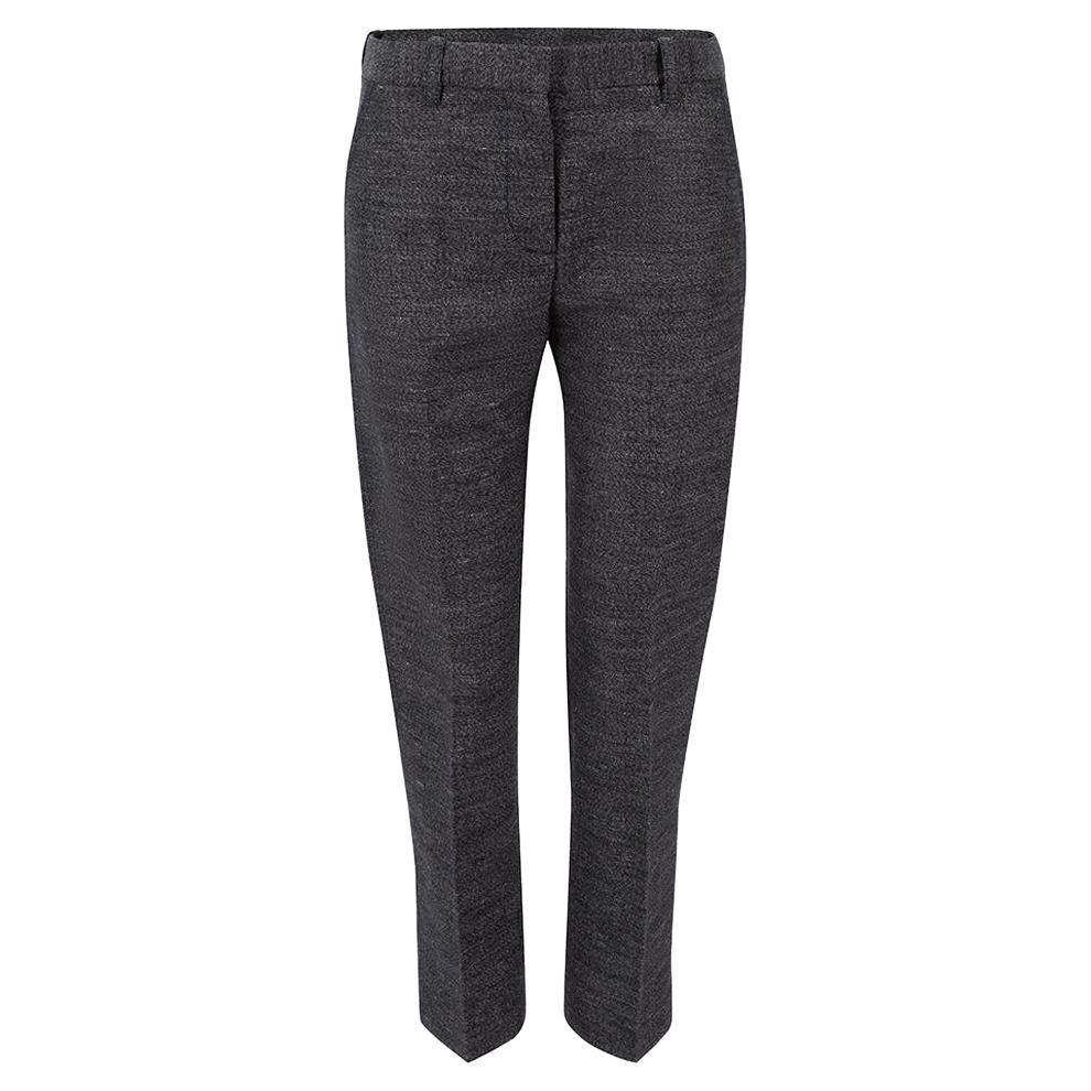 3.1 Phillip Lim Grey Wool Slim Leg Trousers Size XXS For Sale
