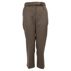 3.1 Phillip Lim Pantalon en laine kaki Taille S