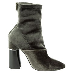 3.1 Phillip Lim - Stivaletti in velluto metallizzato Oliver Taglia 39,5
