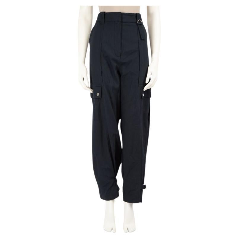 3.1 Phillip Lim Navy Buckle Detail Cargo Pants Size L For Sale