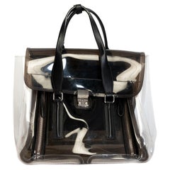 3.1 Phillip Lim Pashli Clear & Black Satchel Bag