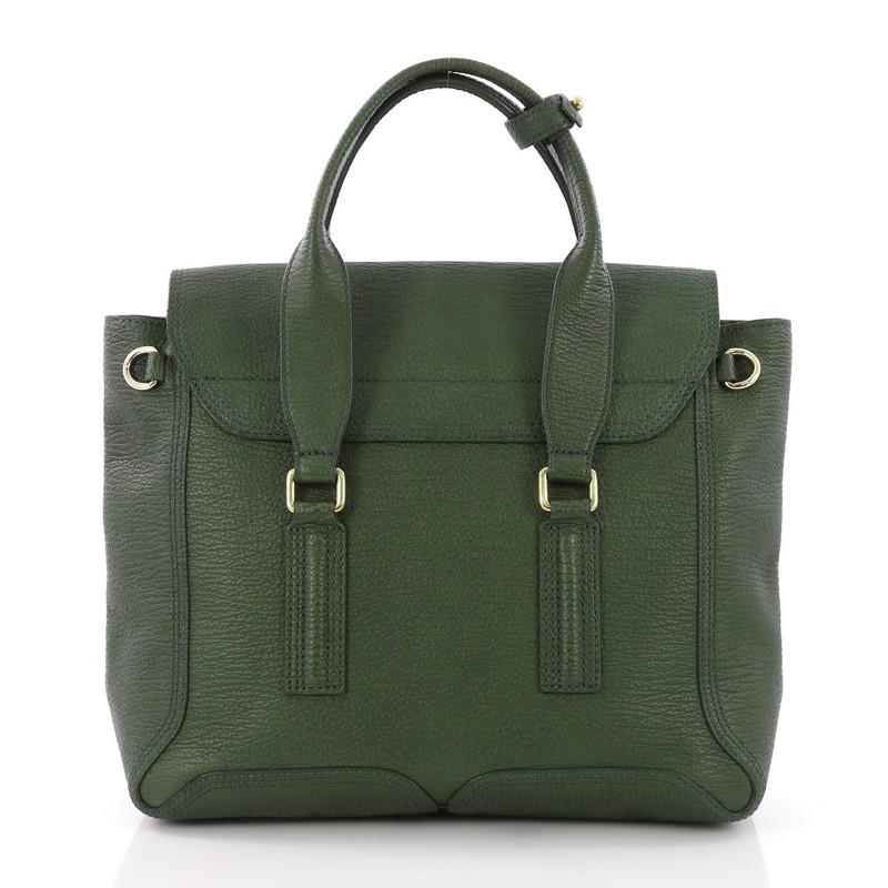 3.1 Phillip Lim Pashli Satchel Leather Medium In Good Condition In NY, NY