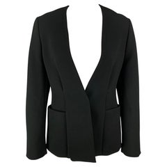 3.1 PHILLIP LIM Size 6 Black Triacetate Blend Jacket