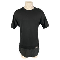 3.1 PHILLIP LIM Size S Black Cotton Long Sweatshirt