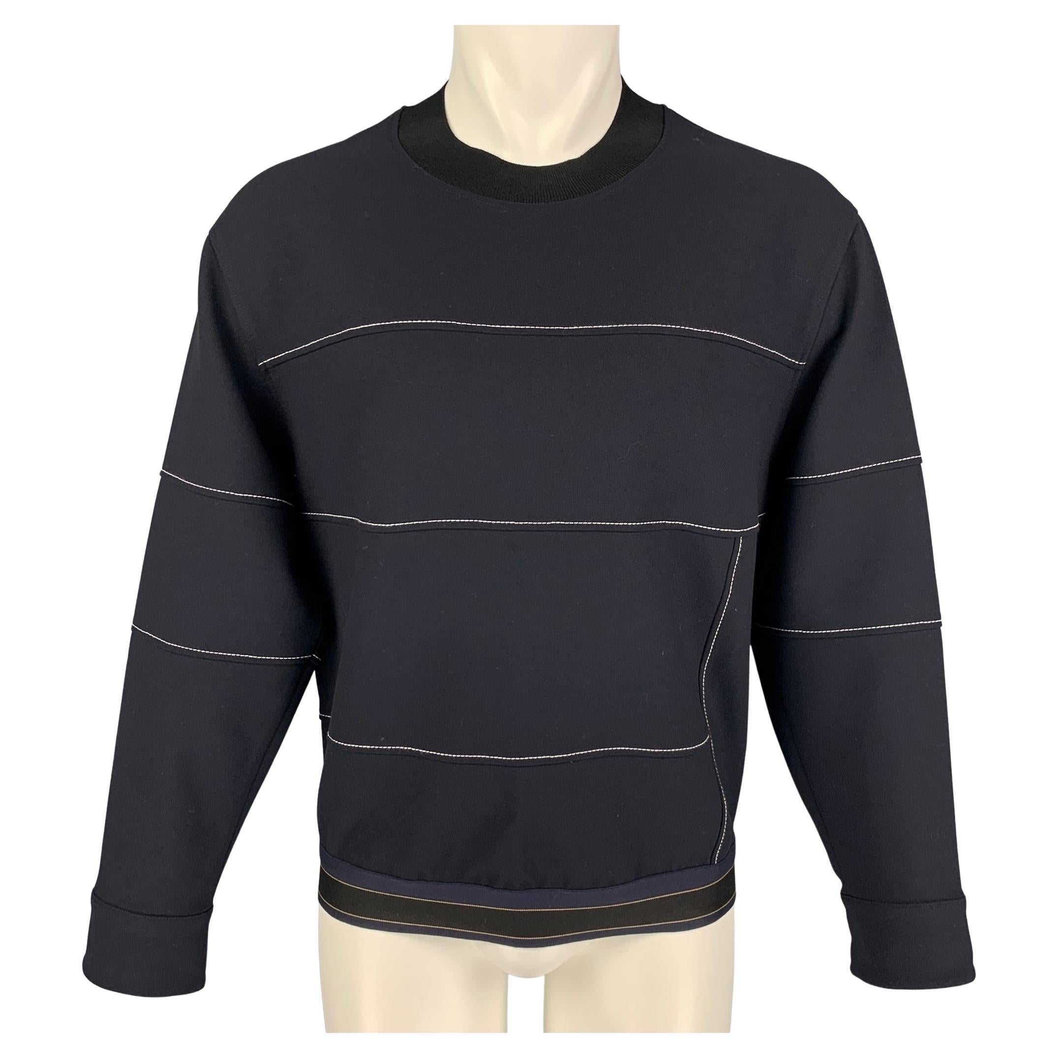 3.1 PHILLIP LIM Size XS Black Embroidery Cotton Sleeveless Pullover Sweater